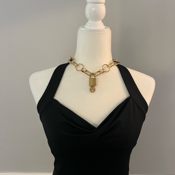 Authentic #213 LV lock and Key with unbranded necklace - Picture 1 of 4